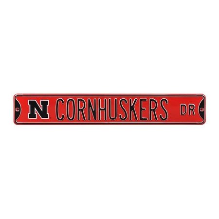 AUTHENTIC STREET SIGNS Authentic Street Signs 70240 Cornhuskers Dr with N Logo 70240